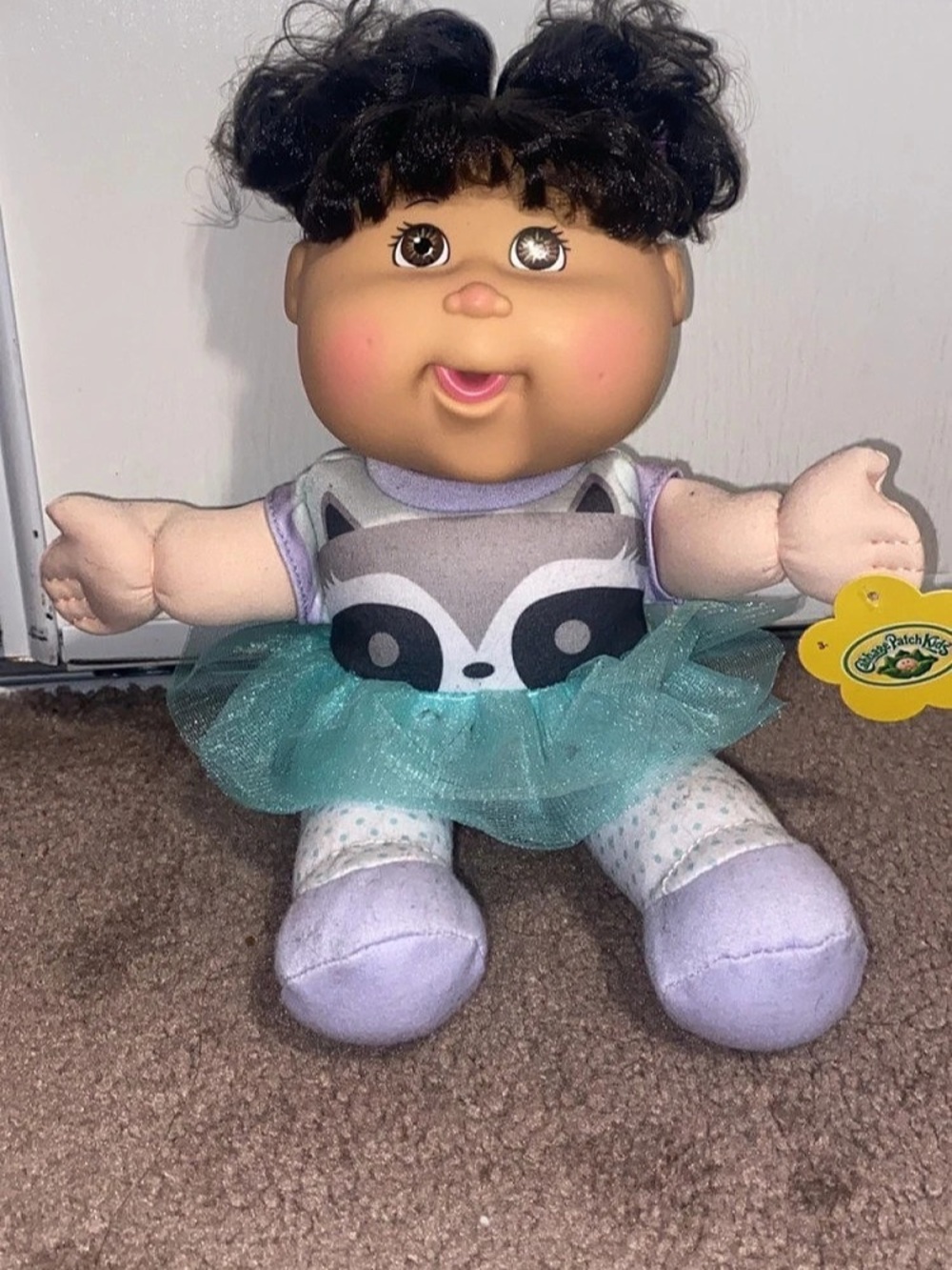Cabbage Patch Kids Cuties Forest Friends Rusty Raccoon Cuties Rusty Raccoon Doll